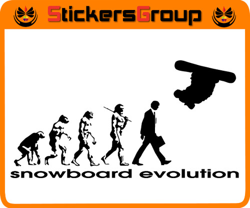 Adesivo snow board - adesivo, evolution