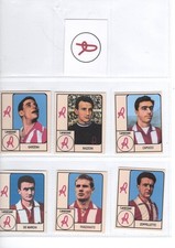 CALCIATORI NANNINA/PANINI 1960-61 - RIPRODUZIONE SET LR VICENZA - EMB+FIGURINE