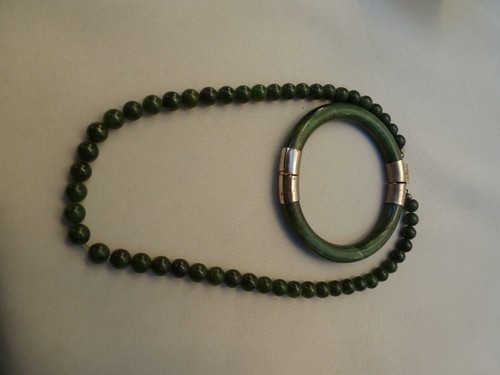 Collana bracciale giada - collana,