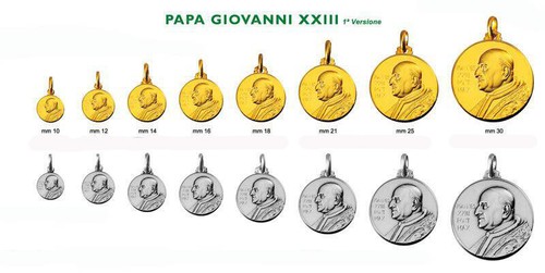 Medaglia papa giovanni xxiii - papa,