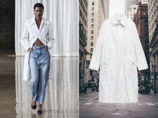 $189 ZARA WHITE WRINKLED