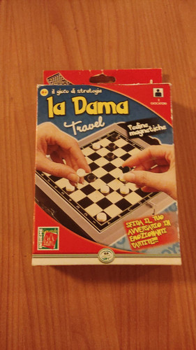 Dama travel gioco - gioco, pocket