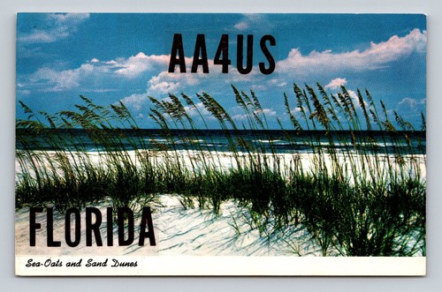 Ham radio qsl aa4us florida - ham,