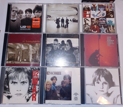 Bundle lot 9 album - u2, cd