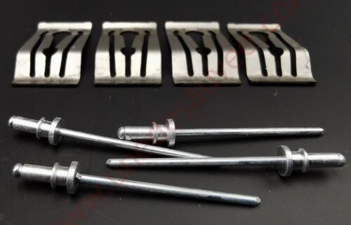 Clip rivetto fascia - +,