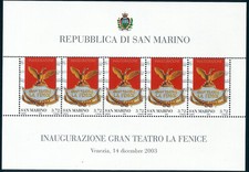 2003 San Marino foglietto Fenice nuovo ** MNH perfetto