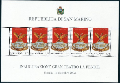 2003 san marino - san, foglietto
