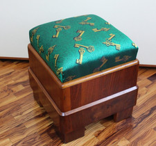 Pouf Art Deco realizzato con