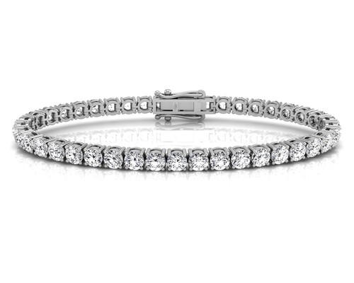 Bracciale tennis oro bianco - , 18