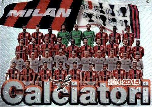 Cartolina calciatori panini - calciatori,