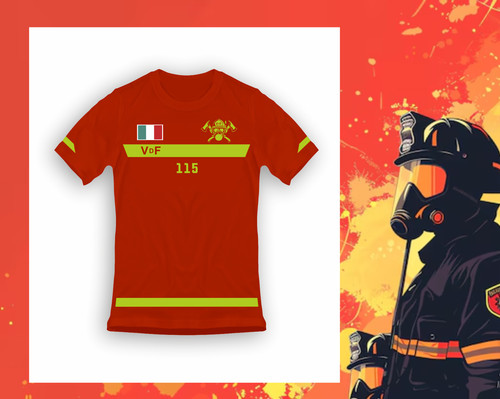 Maglietta tshirt vigili del