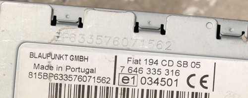 Autoradio per fiat - fiat, 3°