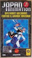 VHS UFO ROBOT GOLDRAKE CONTRO IL GRANDE MAZINGA JAPAN ANIMATION DeA 2000 1JAN00