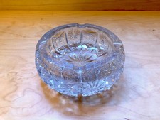 Posacenere in vetro molato anni 80