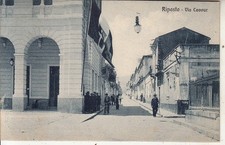 Cartolina RIPOSTO CATANIA via Cavour animata