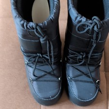 Moon boots black mid - boots, mid-calf