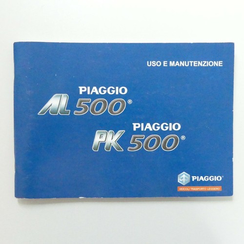 Piaggio 500 manuale - al, pk
