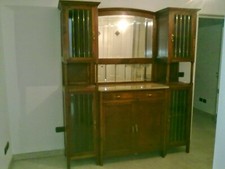 credenza '900 stile liberty noce perfettamente restaurata