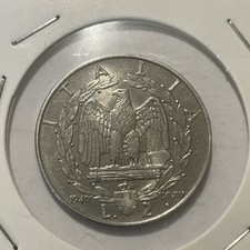 2 LIRE 1940 - XVII REGNO L'ITALIA - VITTORIO EMANUELE III - MONETA - 7.1