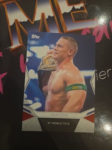 Topps wwf wwe john cena - wwe,