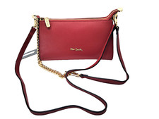 Borsa  Vera Pelle   Piccola Colore Rubino   Donna  Pierre Cardin