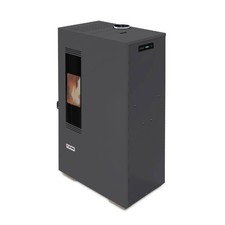 Stufa A Pellet Ad Aria 5 kW Mini King Slim 5 Antracite