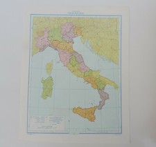 FMB - ITALIA - 10 CARTINE GEOGRAFICHE DA BANCO SCUOLA  1:4.200.000