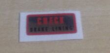 "CHECK BRAKE LINING" YAMAHA