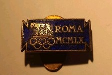 Distintivo OLIMPIADI ROMA 1960 Italia ?? Giochi olimpici SPORT spilla SAF