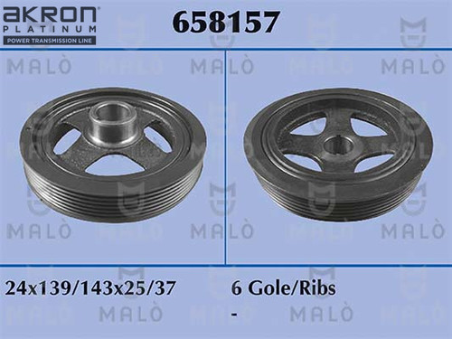 658157 puleggia albero motore - 658157,