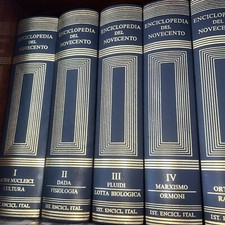 Enciclopedia del Novecento Treccani 7 volumi