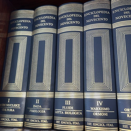 Enciclopedia del novecento - enciclopedia,