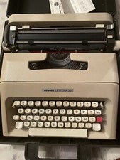 Macchina Da Scrivere Olivetti Lettera 35 - Con Custodia- Manca Molla Del Rullo