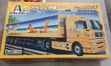 MAN TGA SUNSHIELD REEFER TRAILLERS KIT MONTAGGIO ART.3822 ITALERI SCALA 1/24