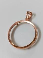 Connettore per monete Vassoi vuoti Lunetta senza nichel argento sterling 925 ...