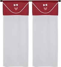 coppia di tendine a vetro da