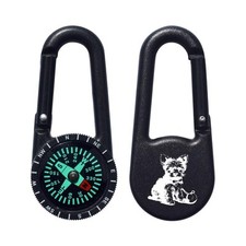 Portachiavi a bussola 'yorkie cucciolo con giocattolo' (KC00028109)