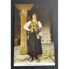 Cartolina  Costume di Rima  -  Valsesia