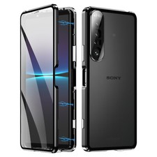 Custodia completa vetro magnetico metallo vetro per Sony Xperia 1 VII 10 VII VI 5 V IV 10