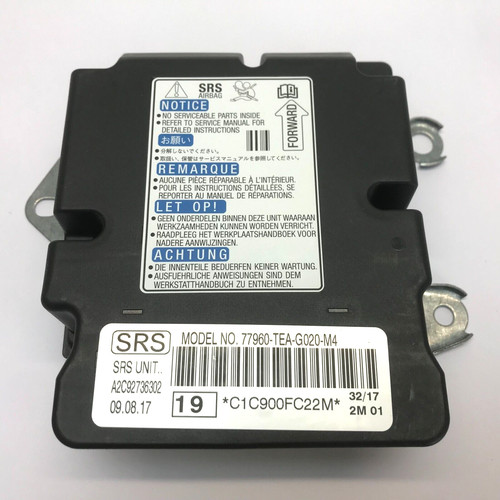 Modulo dati impatto crash