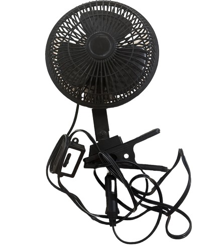 Ventilatore oscillante nero - , 12