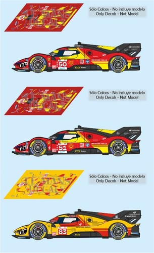 Decals ferrari 499 - decals,