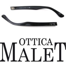 Ray Ban 4147 4226 Boyfriend Aste di Ricambio Nero Lucido