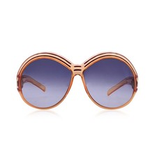 Autentico Christian Dior Vintage Arancione Rosso Mod. Occhiali da sole 2040 oversize 130 mm