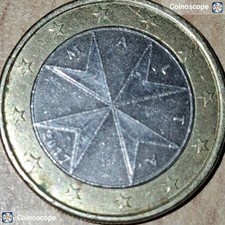 Moneda 1 Euro Malta 2017