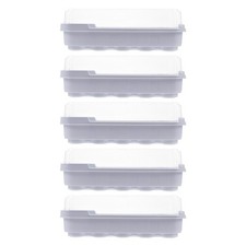 5 Pezzi Seminatrice Pianta Plastica Propagatore Vassoio Giardino Seminatrice