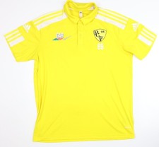 Polo da golf Adidas gialla da