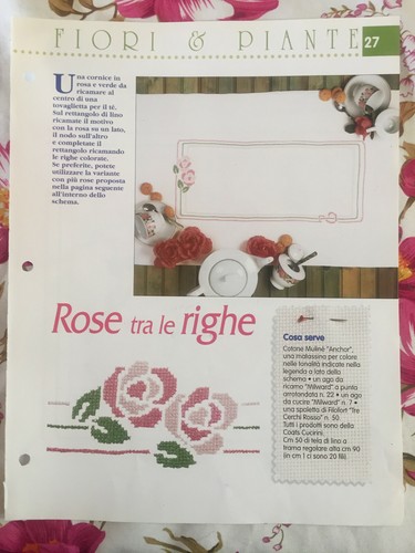 Schema punto croce ricamo - schema,