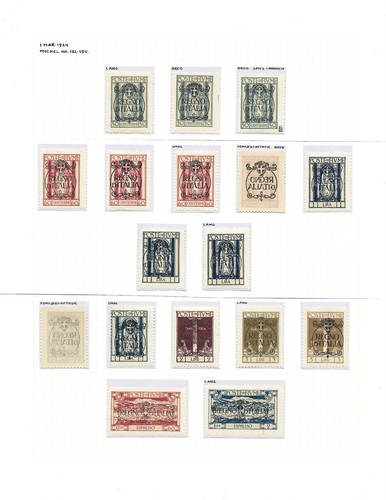 Fiume 1924 issue study - fiume,