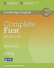 Complete First for Schools: Teachers Book von Brook-Har... | Buch | Zustand gut
